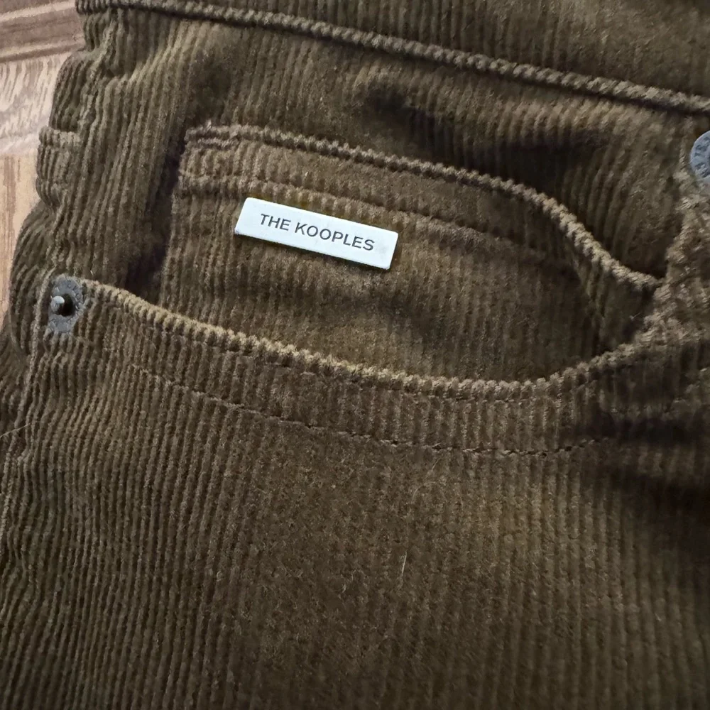 NWT The Kooples Women’s Corduroy Pants in Brown - Picture 4 of 5